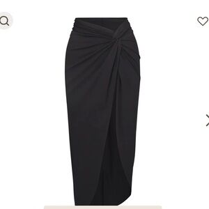 Skims Signature Swim Sarong Skirt